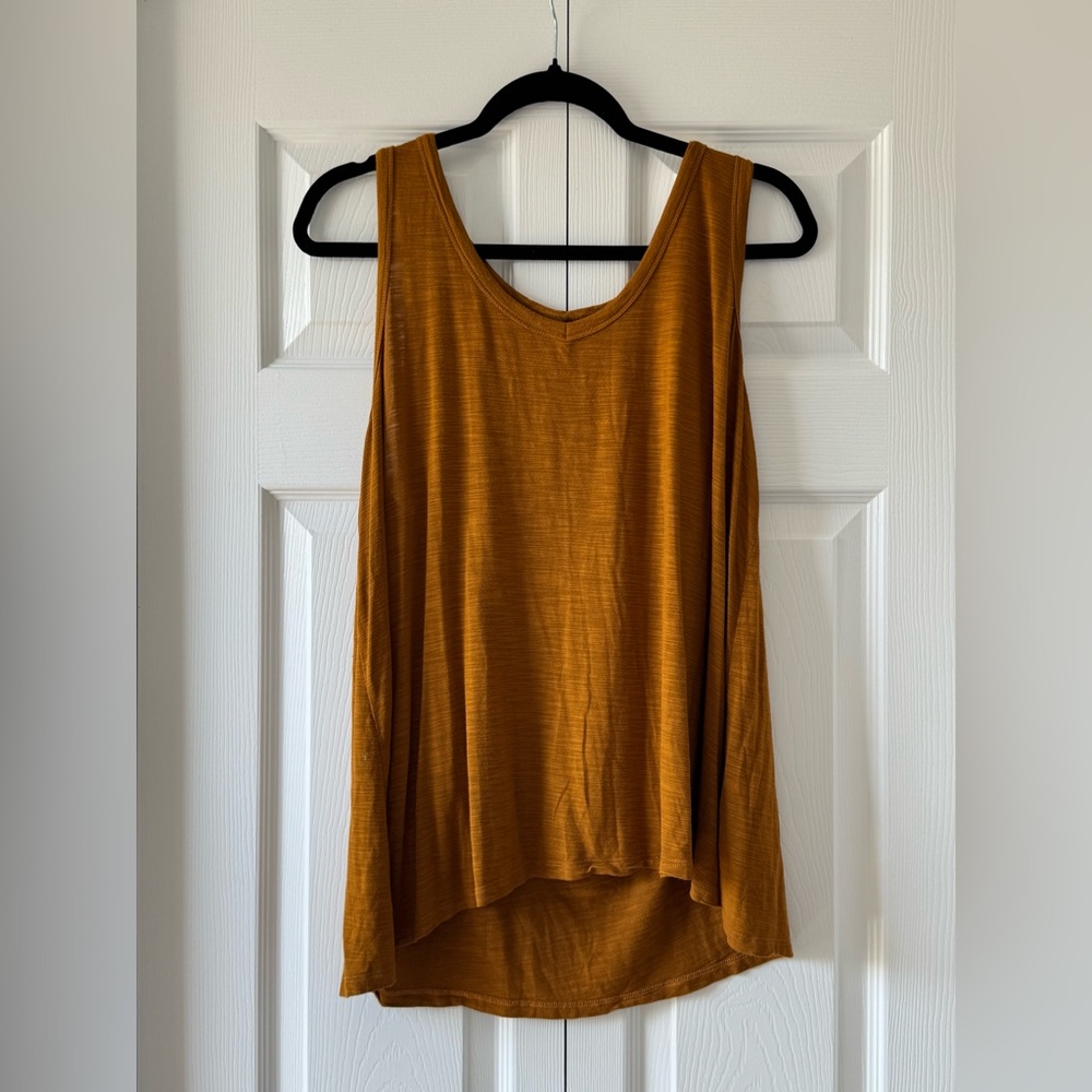 Women's Sleeveless Top in Mustard
